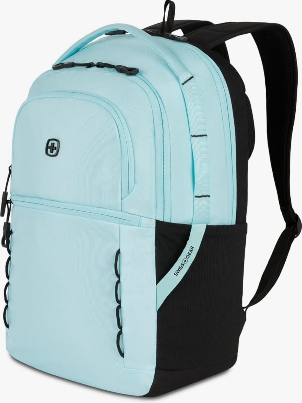SwissGear Aqua Blue Men's Backpack with Black Accents